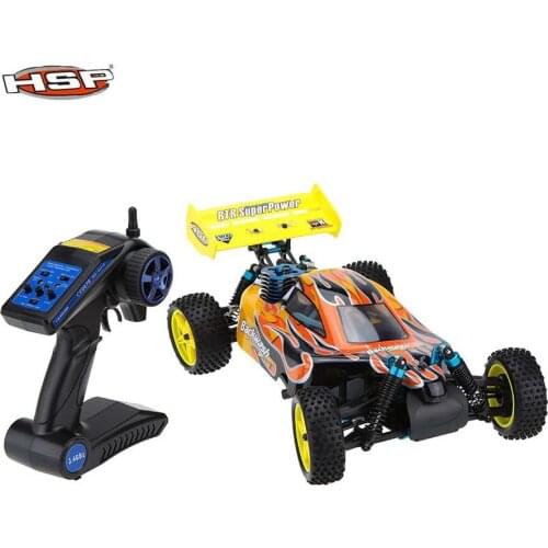 HSP 94166 1/10 4WD 2.4G RC Off-road Buggy Methanol Powered Car with Level 18cxp Engine RC High Speed Car