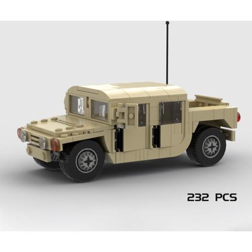 MOC Building Block Maker Military Series Armored Vehicles Assembly Model Childrens Toy Creative DIY Build Bricks Birthday Gifts