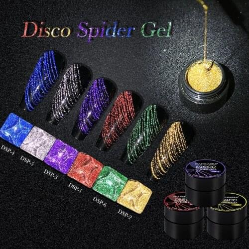 FRANCHESKA Spider Gel Creative Wire Drawing Nail Art Gel Varnish Point To Line Pulling Silk Painting UV Gel Spider Nail Polish