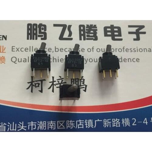Original new 100% CFT2-1D miniature sealed button switch 5pin 2gear vertical rocking head rocker toggle switch