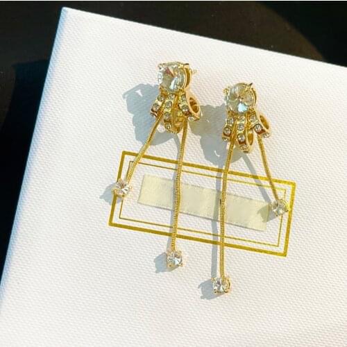 Hot Brand Fashion Jewelry Tassel Earrings Gold Nail Earrings Circle Stud Earrings Fashion Jewelry Top Quality Wedding Jewelry