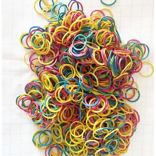 100 pieces/lot Pet Hair Rubber Band 4 Colors High Elasticity Dog Cat Hair Accessories Diameter About 0.59 inch