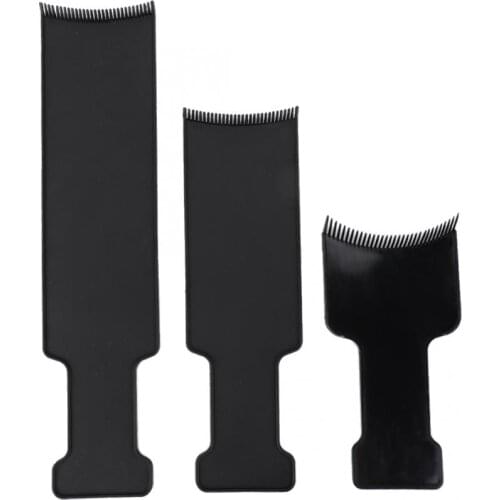 Hair Dyeing Brush Highlight Board Tint Comb Plate Salon Hairdressing Styling Tool Hair Brush Professional Hair Dyeing Board