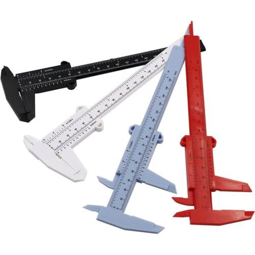 Professional Vernier Calipers Woodworking Tools Plastic Calipers 4-color Vernier Calipers Aperture Depth Diameter Measuring Tool