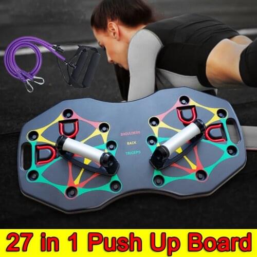 27 in 1 Push Up Board Muscle Training Push-up Stands System Exercise Men Fitness Body Building Women Sports Workout Equipment