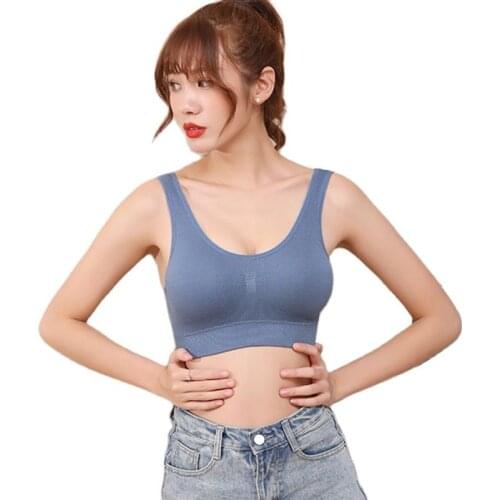 Padded Push Up Sports Bras,Seamless U Back Wire Free Gym Bra, Size M L Fitness Top Running Sports Bra Tops