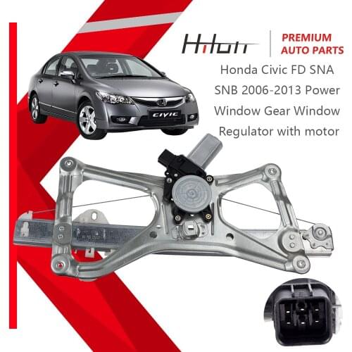 Power Window Regulator Lift with Motor Front Rear Left Right for Honda Civic 06-11