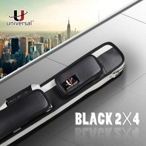 Universal 1/2 Pool Cue Case 2 Butts 4 Shafts Carrying Case High Quality Durable Kit Bag Professional Billiard Stick Accessories