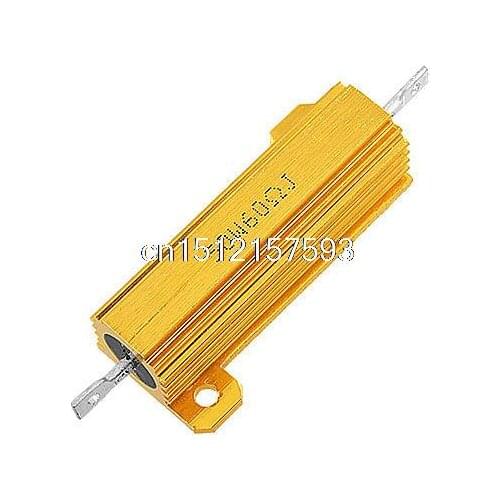 Screw Tab Wirewound Aluminium Housed Resistor 5% 50 Watt 60 Ohm