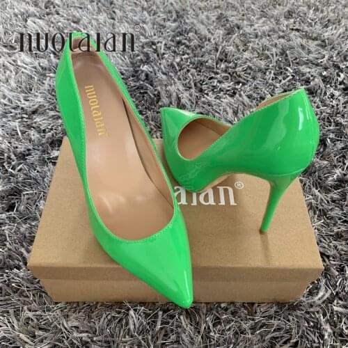 2019 Brand Shoes Woman High Heels Pumps High Heels Women Shoes party Wedding Shoes Pumps Patent Leather Shoes Thin Heel