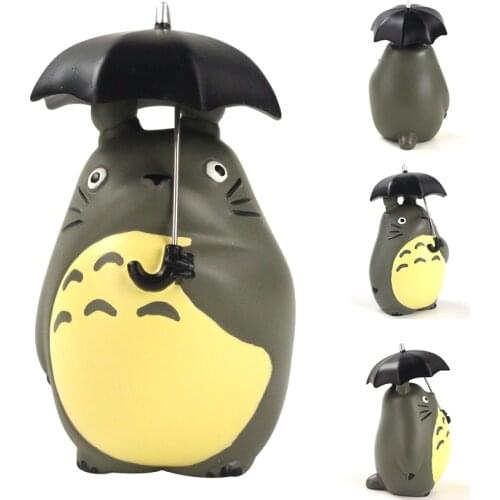 10.5cm My Neighbor Tonari no Totoro Open an Umbrella Toys PVC Figures Toys Children Gifts