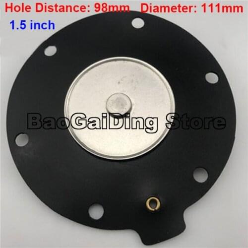 1.5" Inch Electromagnetic Pulse Solenoid Valve Diaphragm DMF-Z-40S,DMF-Y-40S Dust Accessories Hole Distance 98mm, Diameter 111mm