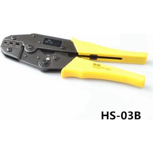 15-10AWG 1.5-6.0mm² Non-insulated Tabs and Receptacles Ratchet Crimping Plier