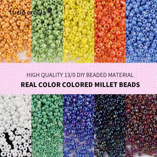 2mm Laser Light Glass Seed Beads Inside Dyed Colors 13/0 UniformFor Jewelry Making Earrings Bracelet Diy Sewing Accessories B08