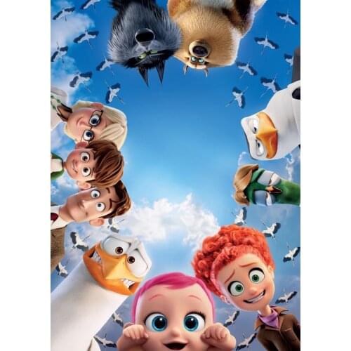 5D full diamond painting Cartoonpictures Animal character cartoon DIY handmade crafts home decoration