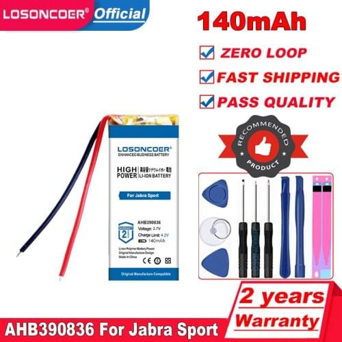 AHB390836 polymer lithium battery FOR Bluetooth headset JBR Sport Stereo Wireless Plus Voyager Legend HS-11 CPL-556 390836