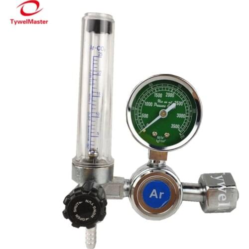 Argon Regulator 0-25 Mpa Argon CO2 Helium Nitrogen G5/8 Inlet MIG/MAG TIG Welding Gas Flowmeter Pressure Flow Regulator
