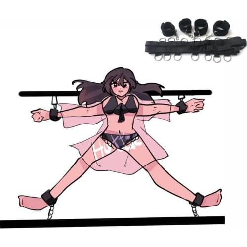 Bdsm Bondage Restraints SM Sex Toys For a Couple Sex Outfits Bed Restraint Slave Handcuffs Gag Sex Tools For Couples Strap on