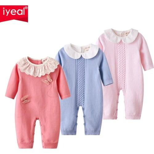IYEAL Princess Baby Girl Rompers Infant Clothes Newborn Cotton Soft Baby Overalls Children Toddler Jumpsuit ropa bebe