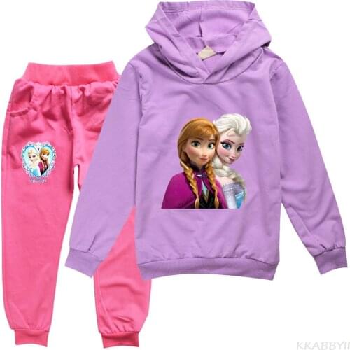 Disney Frozen Hoodies Kids Sweatshirts Fashion Baby Hooded T Shirt Baby Toddler Girls Coat Kids Clothes