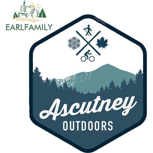 EARLFAMILY 13cm X 11cm for Adventurer Awaits Outdoors Car Sticker JDM Decal Motorcycle Sunscreen Refrigerator Laptop Car Styling