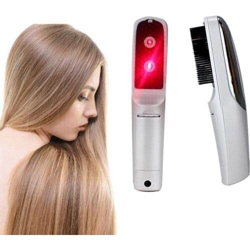 Electric Wireless Infrared Ray Laser Anti Hair Loss Growth Vibration Head Massager Comb Brushes Restoration Hairbrush massage