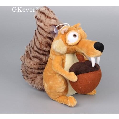 20cm Movie Ice Squirrel Stuffed Plush Toys Doll Peluche Cartoon Anime Animals Toys New Arrivals Baby Kids Birthday Gift