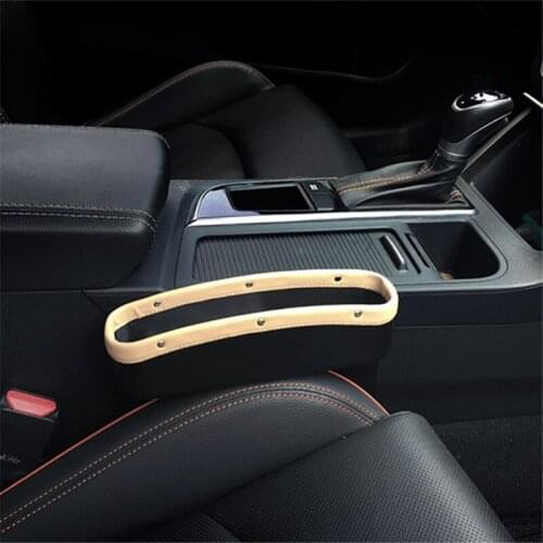 Car Seat Crevice Pockets 3 Color PU Leather Leak-Proof Storage Box Car Organizer Universal Car Seat Side Gap Pocket