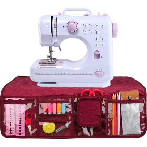 Sewing Machine Pad Tailor Organizer Home Accessories With Pocket Waterproof For Table Needlework DIY Apparel Dust Cover Case Mat