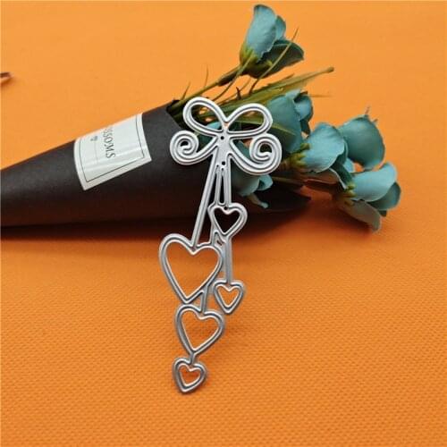 Bow Pendant Metal Cutting Dies for Scrapbooking Handmade Tools Mold Cut Stencil New DIY Card Make Mould Model Craft Decoration