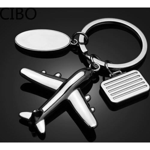 New Airplane Keychains No Matter Where Pendant Travel Keyring Friendship Best Friend Jewelry Diy Handmade