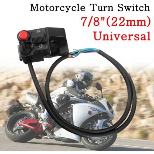 Universal 7 / 8 "22mm Motorcycle Handle Mounting Button Horn Beam Steering Switch Aluminum Alloy Motorcycle Switch