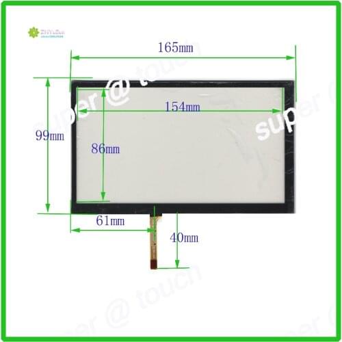 ZhiYuSun 165mm*100mm Compatible Touch Screen glass 165*100 for GPS tble compatible USE gps touch glass for AT070TN90