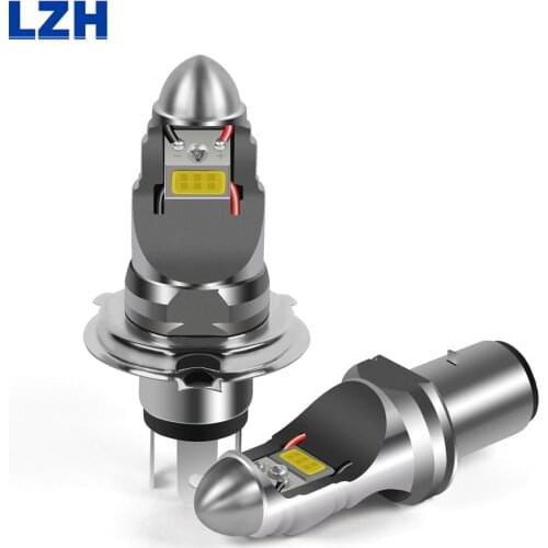 Ray soul HS1 H4 BA20D motorcycle led headlight 7500K 4000LM DC 12v-80v New product for all 36w moto bulb Bright light