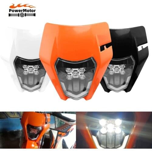 Motorcycle LED Headlight Headlamp Lamp Light For EXC EXCF SX SXF XC XCF XCW XCFW 125 150 250 300 350 400 450 505 525 530