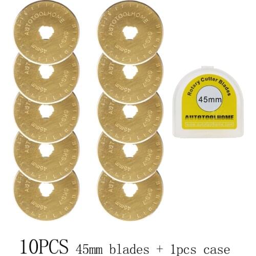 Titanium Rotary Cutter Blades 45mm Craft Rotary Cutter Cutting Leather Paper Fabric Quilting Patchwork Sewing Tool