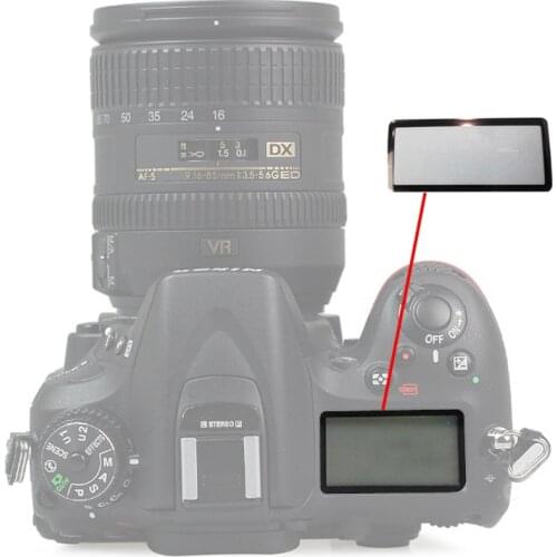 Shoulder small Externe Vitre Outer Glass screen Repair part For Nikon D80 D90 D200 D300 D600 D610 D700 D800 D7000 D7100 D3X