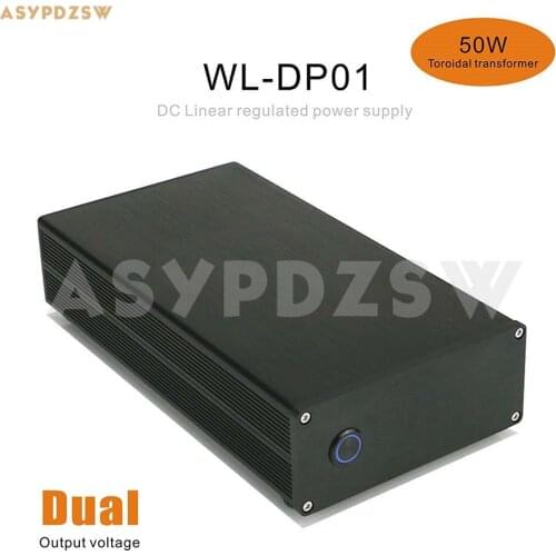 WL-DP01 EMI filter Dual output voltage 50W DC linear regulated power supply 5V/9V/12V/15V/18V/19V/24V Optional