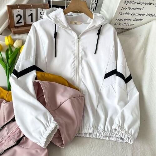 Hooded Short Sports Womens Spring 2021 New Korean Loose And Versatile Age Reducing Baseball Suit