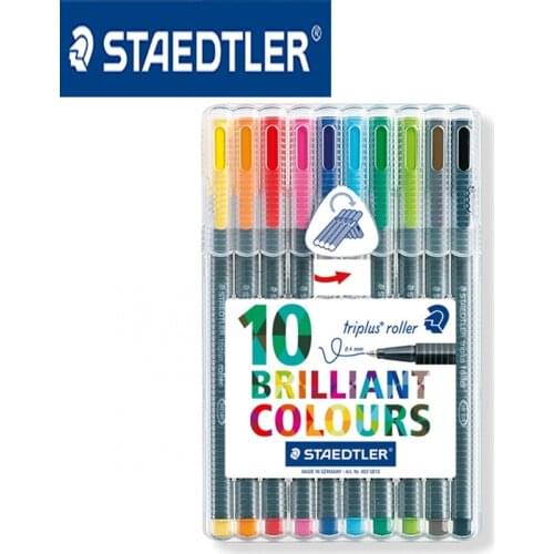 0.4mm STAEDTLER Triangle Color Neutral Pen 403 Manual Painting Marker Student Portable Positive Pen Writing Pen Smooth