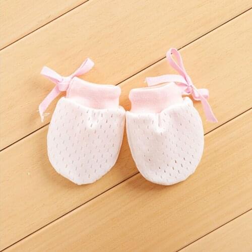 1 Pair Newborn Baby Anti Scratching Gloves Soft Mitten Protection Glove Cute Casual Cotton Lovely Inafan Child New Hot Sale 2019