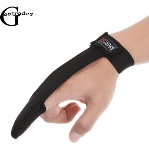 1Pc Single Finger Protector Fishing Gloves Fishermen One Finger Neoprene Breathable Non-Slip Glove Surfcasting Fishing Glove