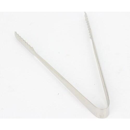 15 cm thick stainless steel ice clip barbecue bread food clip