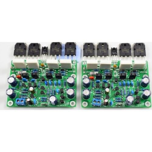 2PCS MX50X2 DIY Kits Finished Dual Channel Single-ended Amplification Quasi-complementary with AP SYS 2 Test Amplifier Board