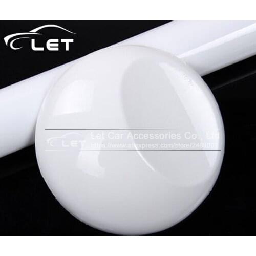 300x10/20/30/40/50cm/Lot Glossy bright White Car Auto Body Sticker DIY Decal Self Adhesive Wrapping Vinyl Wrap Decorative