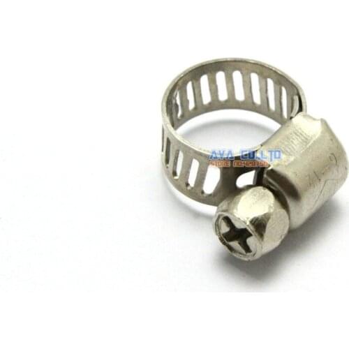 40 Pieces 6-12mm Hose Clamp Worm Gear Hose Pipe Fitting Clamp