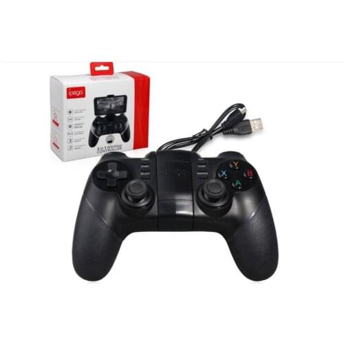 5 pcs NEW iPega PG-9076 Bluetooth Gamepad for PS3 Wireless Controller with Holder Bracket Joystick