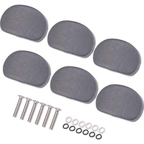 6pcs Oval Tuning Machine Tuner Buttons for Acoustic/Electric Guitar