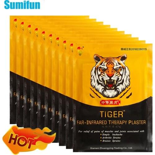 80Pcs/10bags Tiger Balm Analgesic Patch For Rheumatoid Arthritis Muscle Joints Sore Stickers Knee Shoulder Pain Relief Plaster