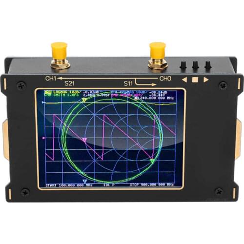 Network Analyzer Device NanoVNA V2 50kHz-3GHz Vector Network Analyzer Aluminum Alloy Antenna Analyzer Network Analyzer Device